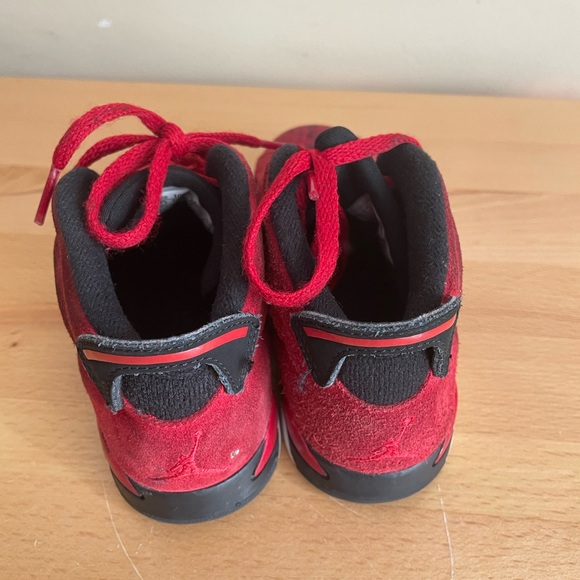 Nike Air Jordan 6 Retro Toro Bravo DV3606-600 Toddler Size 10C Red Basketball - Picture 2 of 5